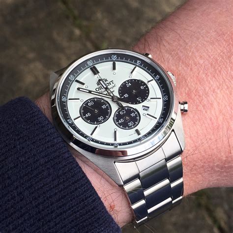 orient chronograph watch.